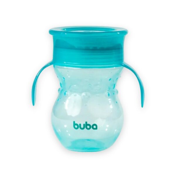 Copo 360º com Alça  Verde buba