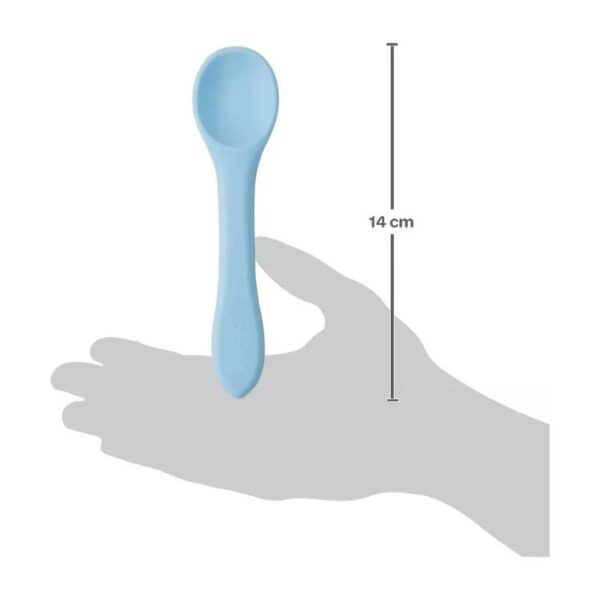 Kit Refeição Introdução Alimentar De Silicone Para Bebê 3Peças - Imagem 5