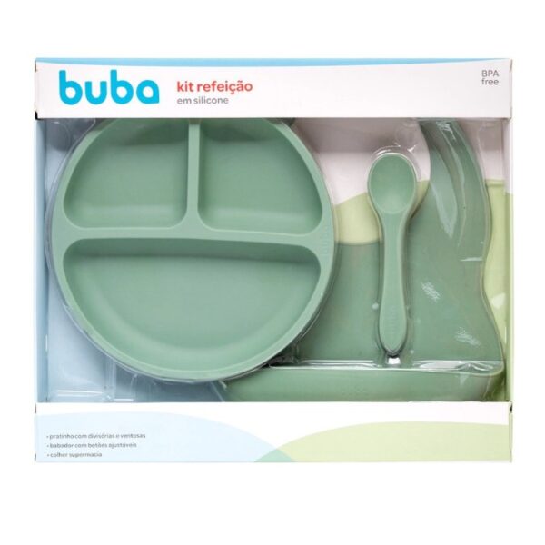 Kit Refeição Introdução Alimentar De Silicone Para Bebê 3Peças - Imagem 7