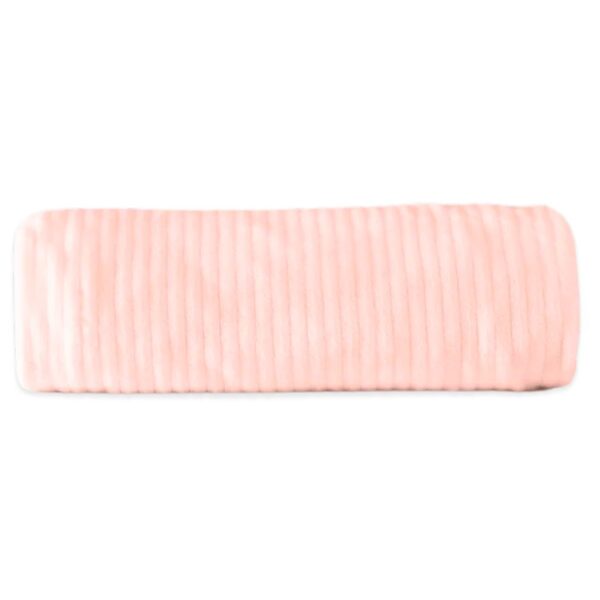Cobertor Canelado Rosa Hug