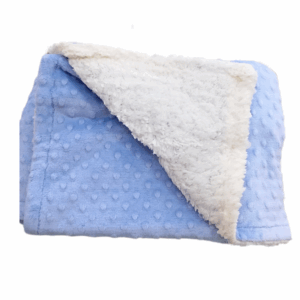 Cobertor Fluffly Dots Azul - Hug
