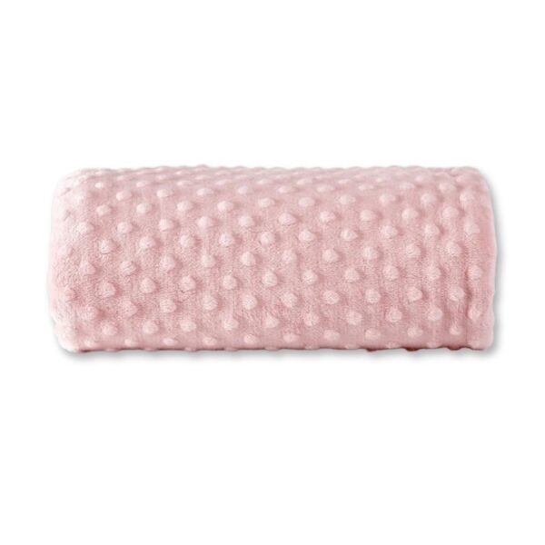 Cobertor Fluffly Dots Rosa - Hug - Imagem 2