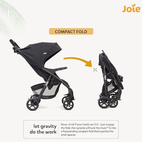 Carrinho de Bebê Travel System Muze Juva LX TS Joie Preto - Imagem 2