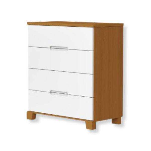 Cômoda Gaveteiro Luna 4 Gavetas Reller