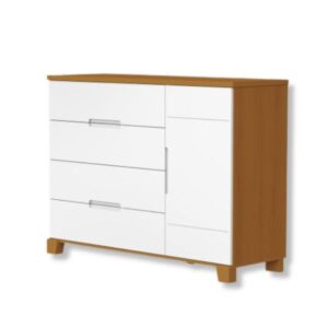 Cômoda Sapateira Luna 4 Gavetas, 1 Porta Reller