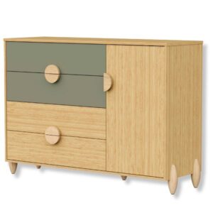 Cômoda Gracia Sapateira Naturale com Oliva Reller