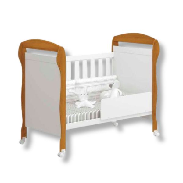 Berço Danny Branco Fosco Savana - Imagem 2