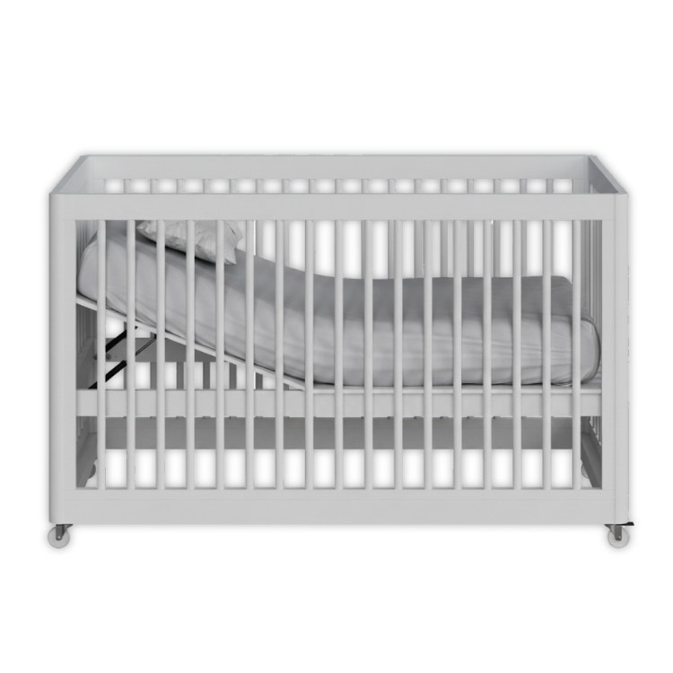 Berço 3 em 1 Evolutivo Coleção Lion Branco Divicar - Imagem 5