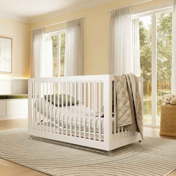 Berço 3 em 1 Evolutivo Coleção Lion Branco Divicar - Imagem 2