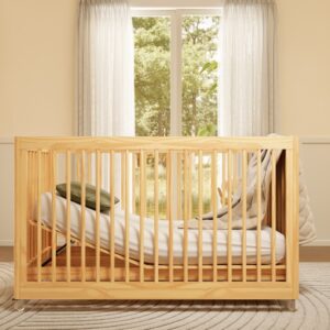 Berço 3 em 1 Evolutivo Coleção Lion Amadeirado Cor Nature