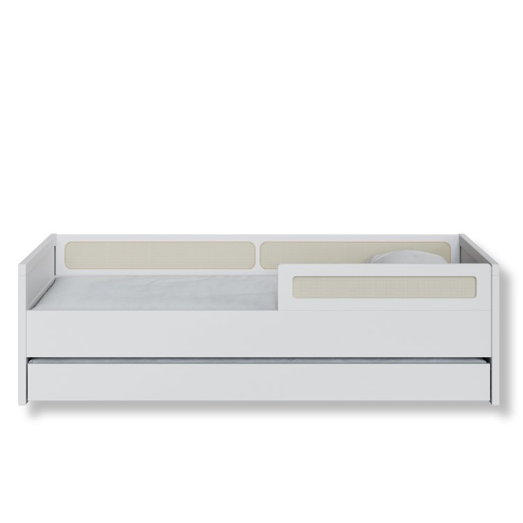 Bicama Infantil Com Escadinha e Escorregador Coleção Divertidamente Cor Branca Divicar - Imagem 4