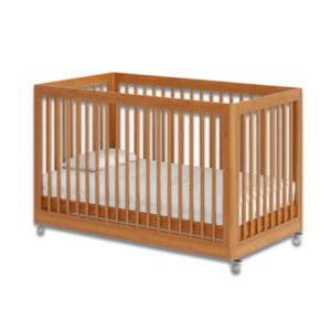 Berço 3 em 1 Evolutivo Coleção Lion Amadeirado Cor Carvalho Avelã Divicar