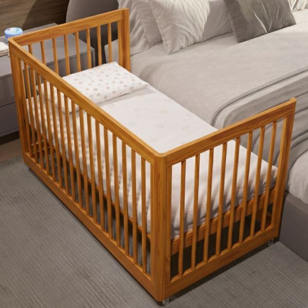 Berço 3 em 1 Evolutivo Coleção Lion Amadeirado Cor Carvalho Avelã Divicar - Imagem 3